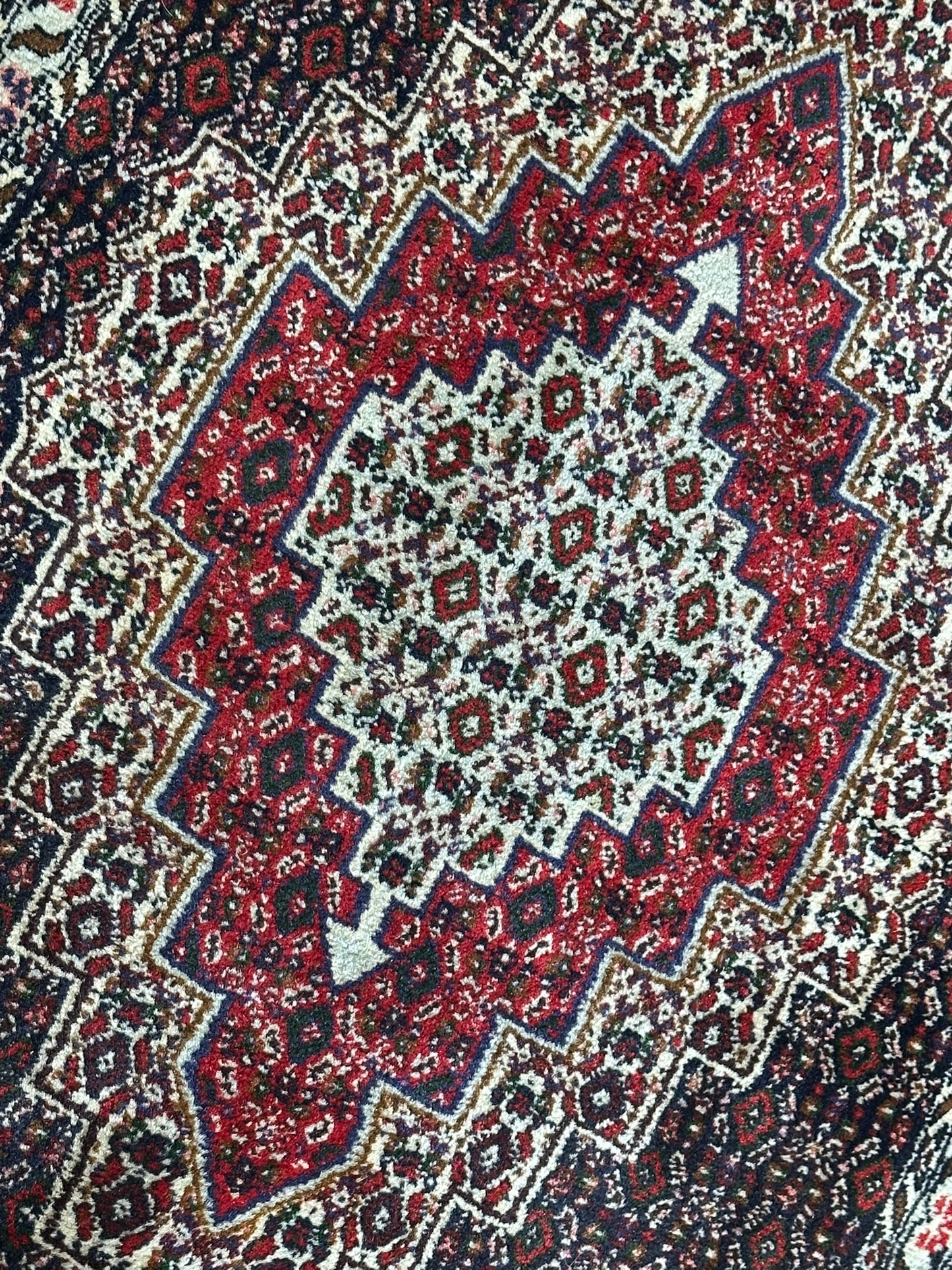 Orientteppich handgeknüpft Bidjar 105x70 cm