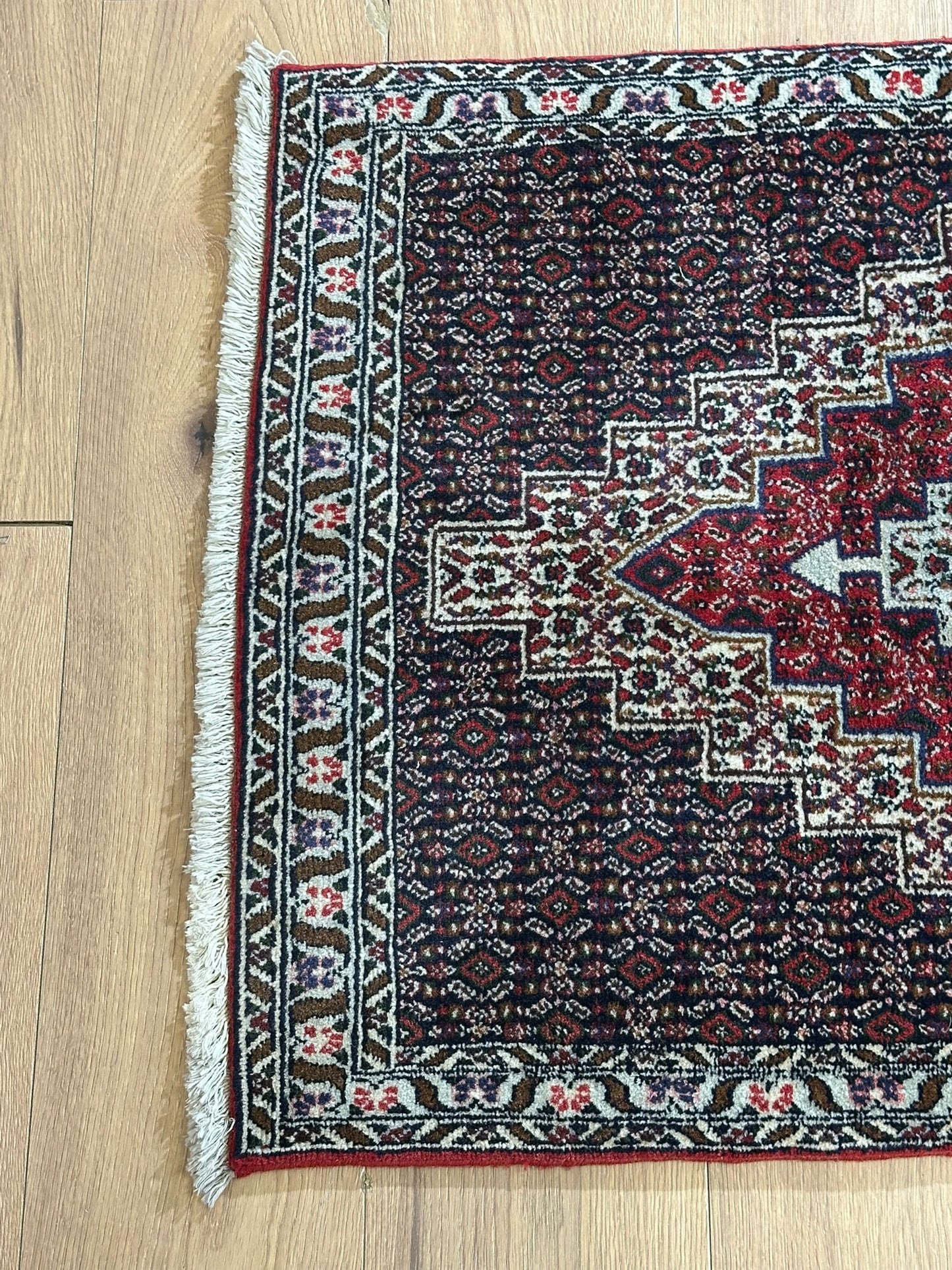 Orientteppich handgeknüpft Bidjar 105x70 cm