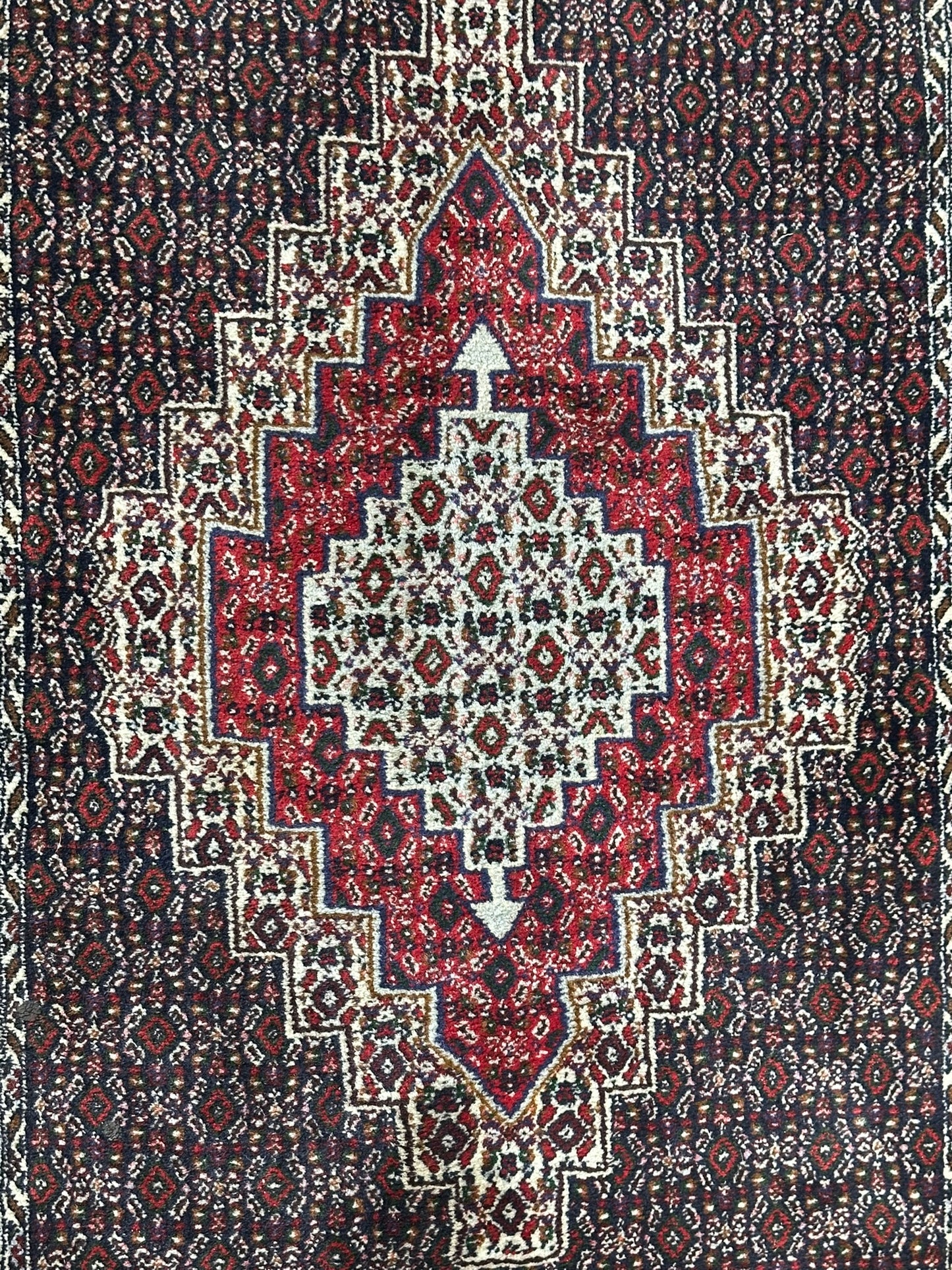 Orientteppich handgeknüpft Bidjar 105x70 cm