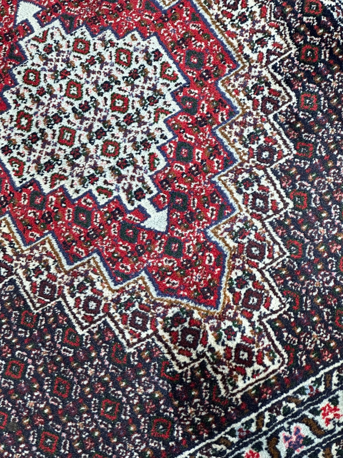 Orientteppich handgeknüpft Bidjar 105x70 cm