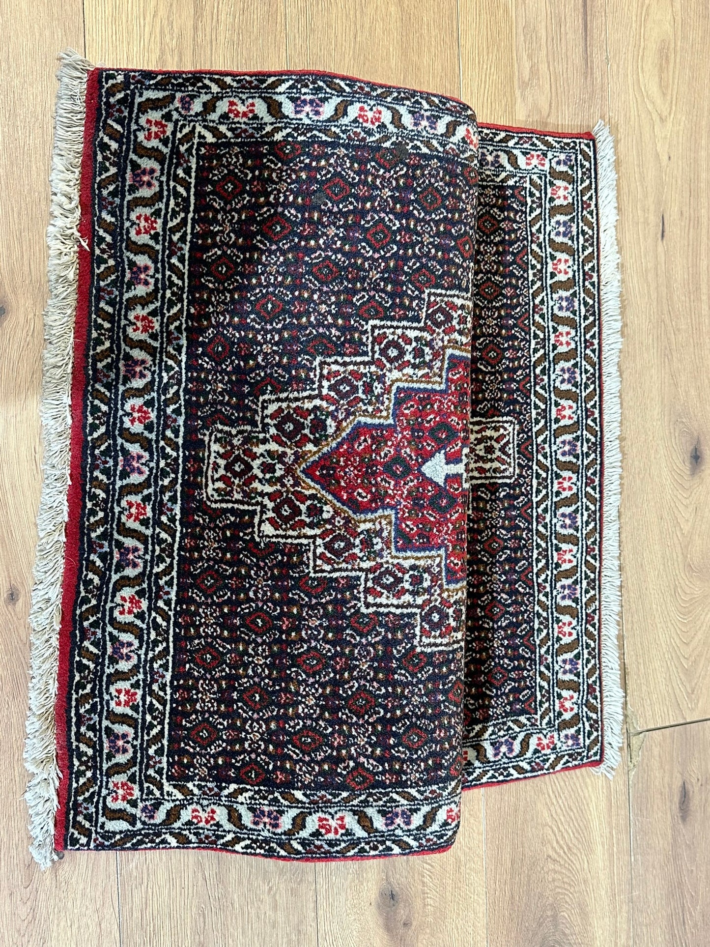 Orientteppich handgeknüpft Bidjar 105x70 cm