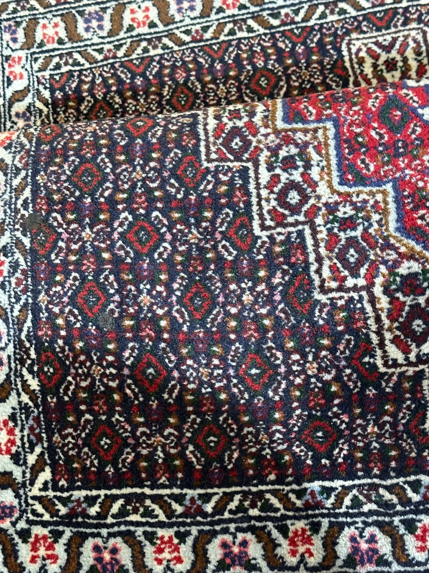 Orientteppich handgeknüpft Bidjar 105x70 cm