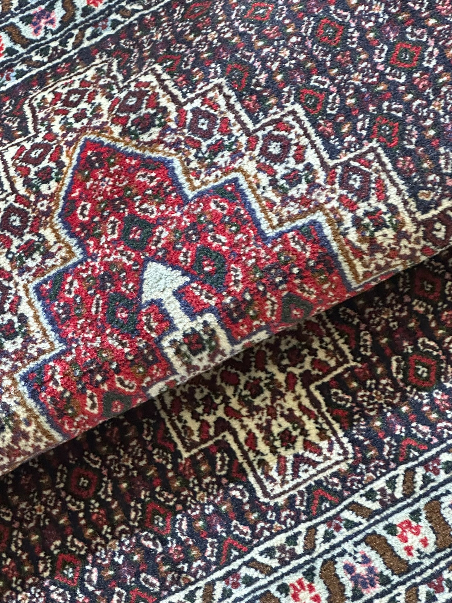 Orientteppich handgeknüpft Bidjar 105x70 cm