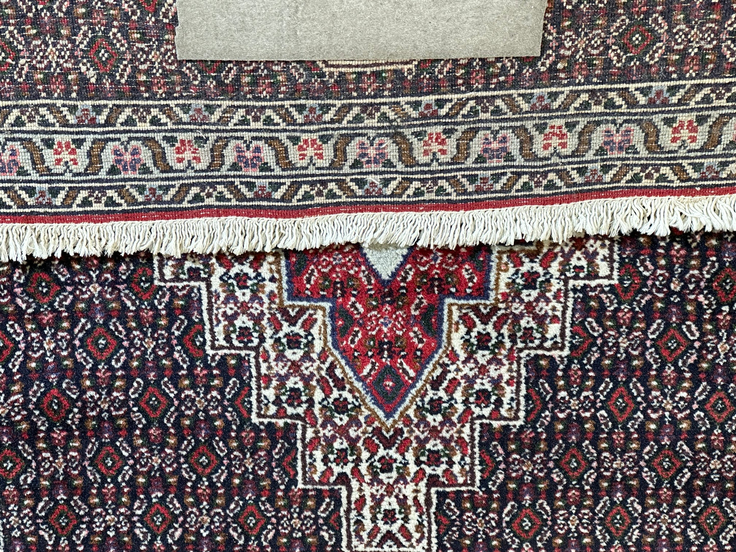 Orientteppich handgeknüpft Bidjar 105x70 cm