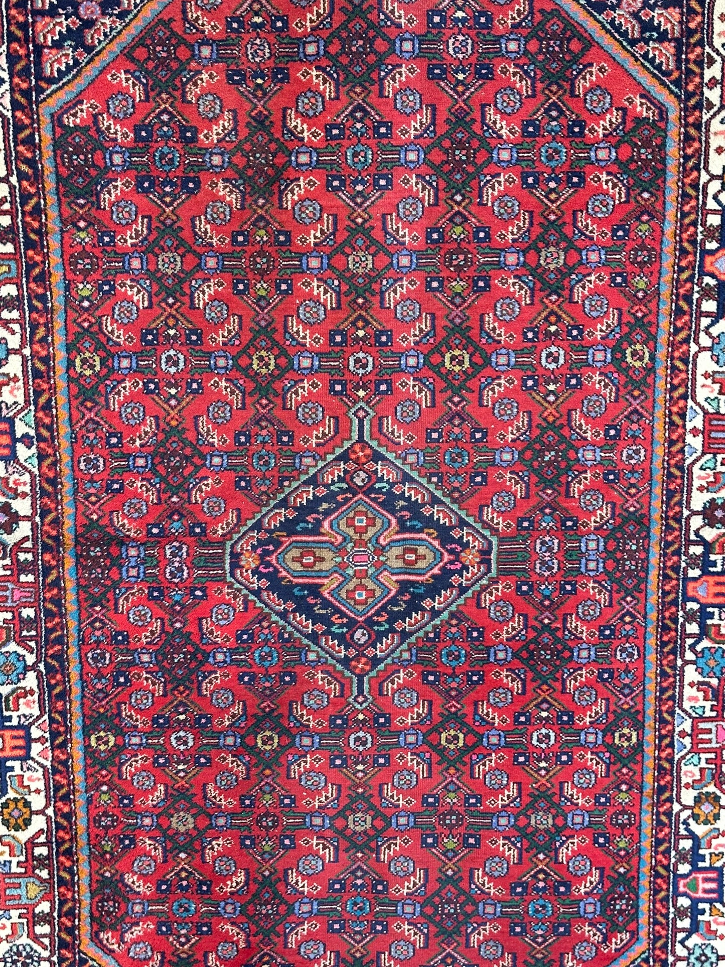 Orientteppich handgeknüpft Senneh Bidjar 210x135 cm