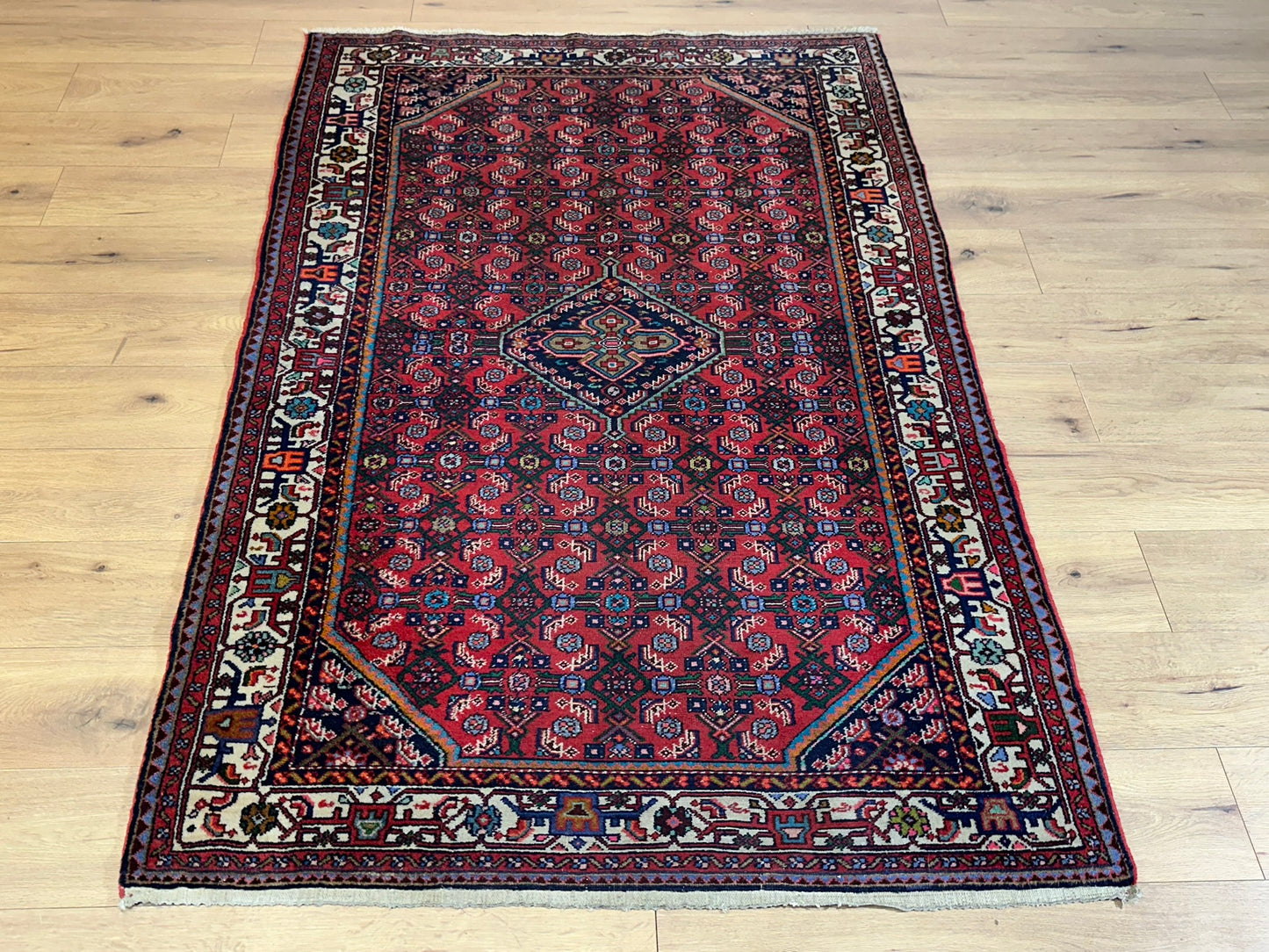 Orientteppich handgeknüpft Senneh Bidjar 210x135 cm