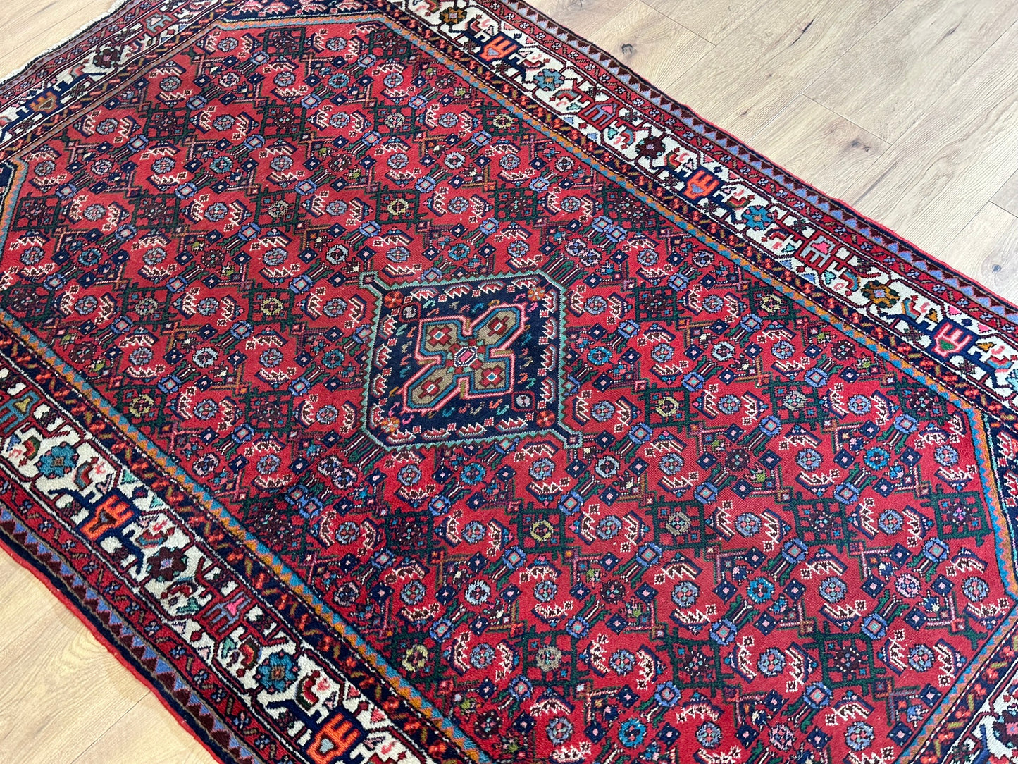 Orientteppich handgeknüpft Senneh Bidjar 210x135 cm