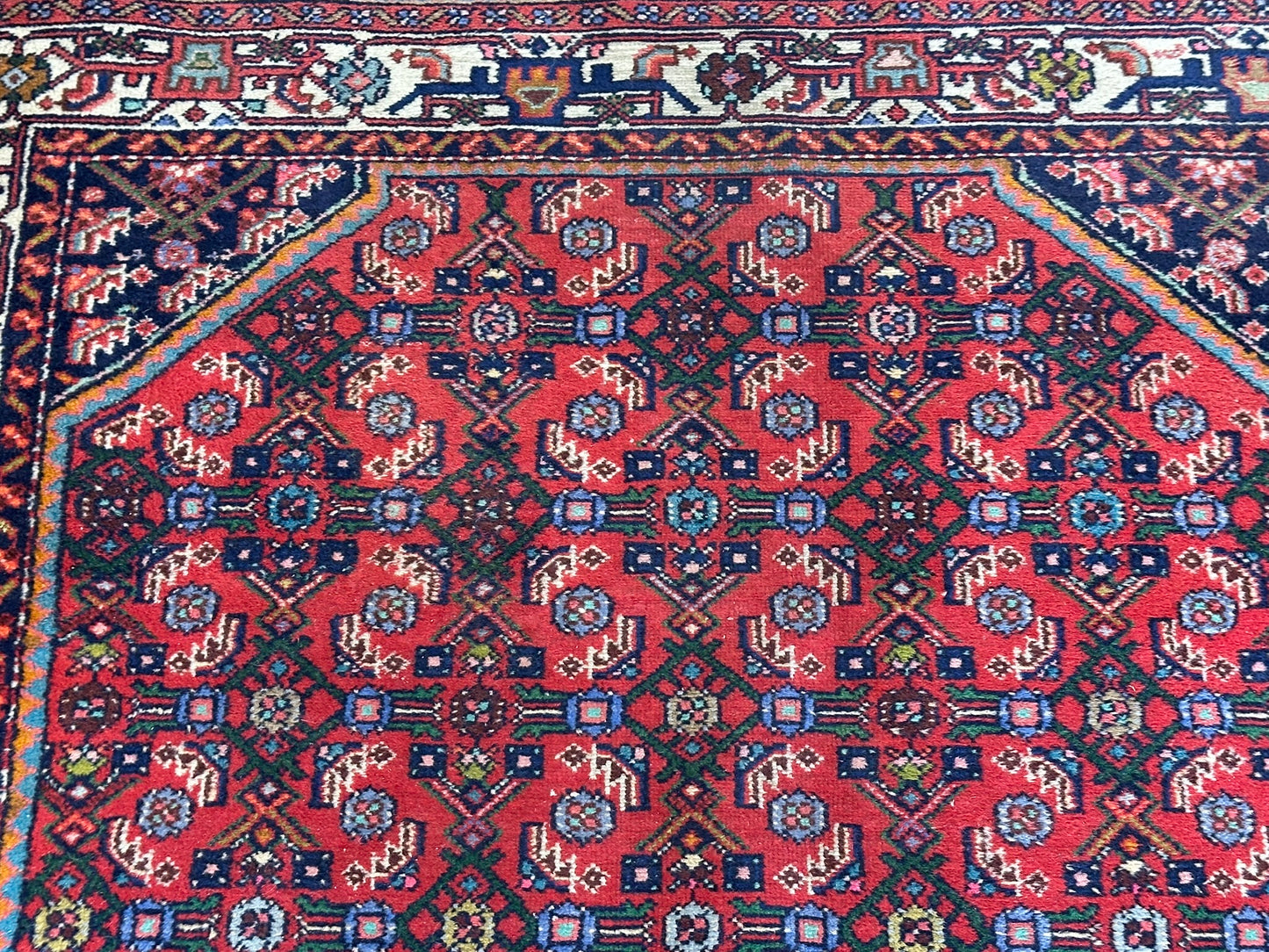 Orientteppich handgeknüpft Senneh Bidjar 210x135 cm