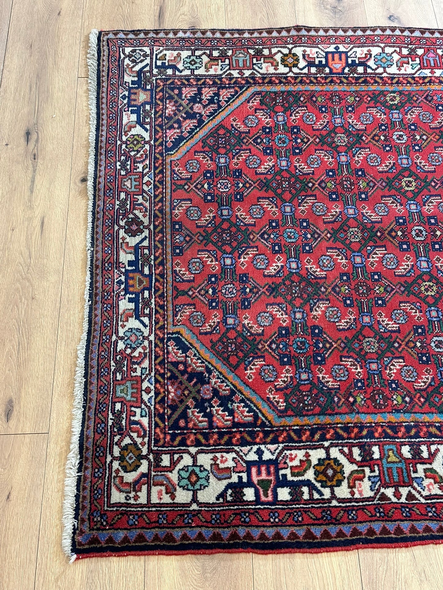 Orientteppich handgeknüpft Senneh Bidjar 210x135 cm