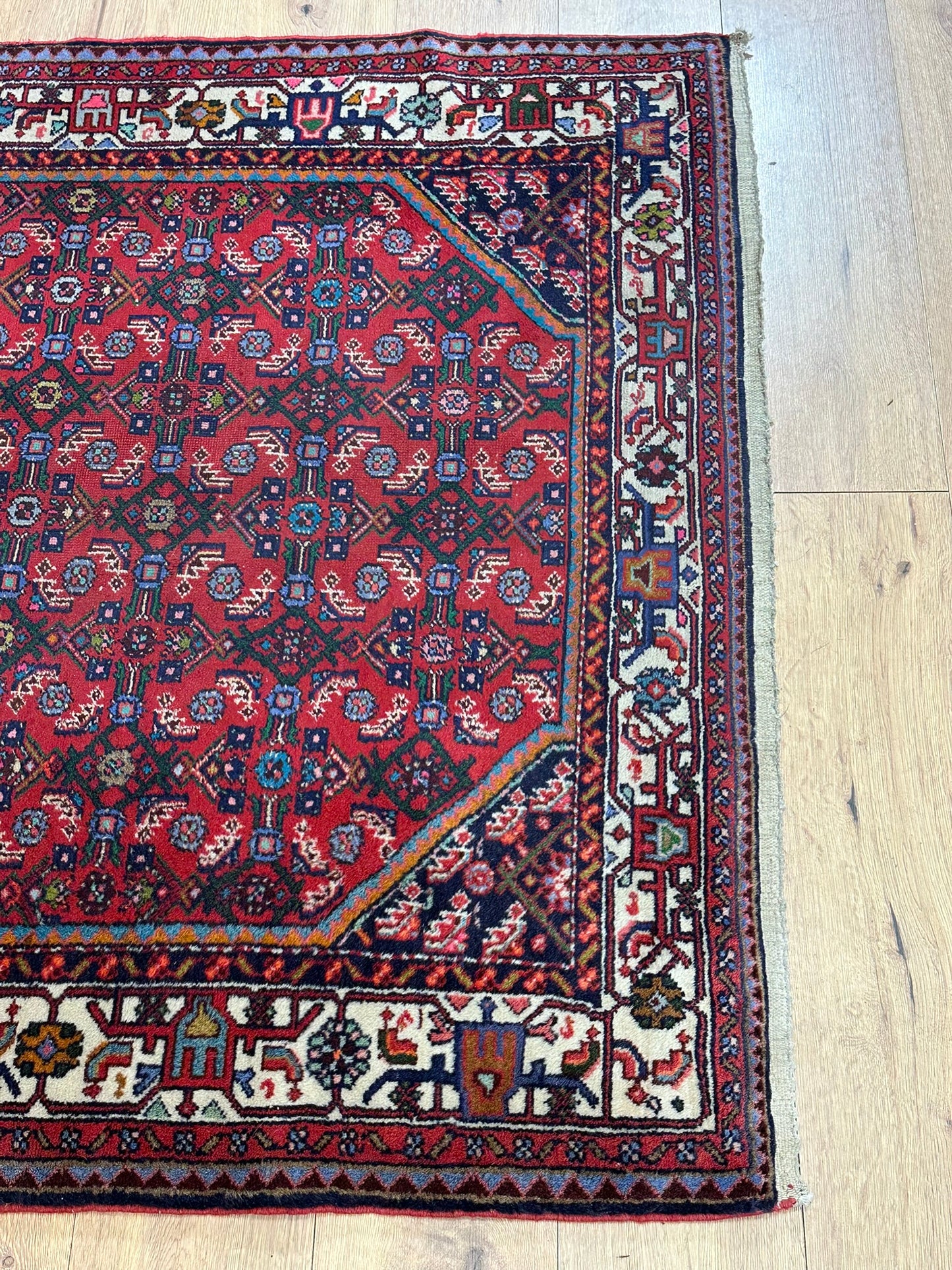 Orientteppich handgeknüpft Senneh Bidjar 210x135 cm