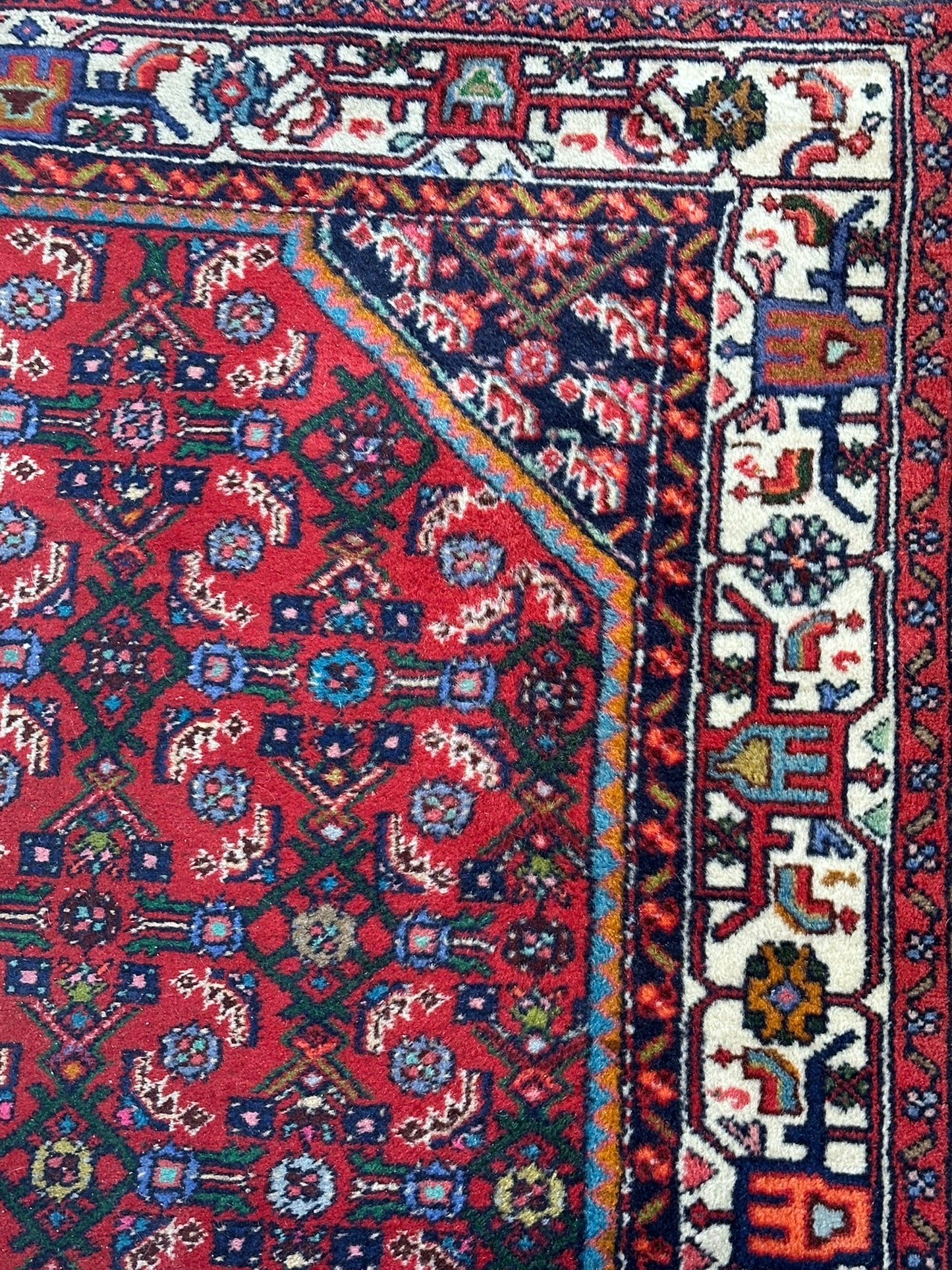Orientteppich handgeknüpft Senneh Bidjar 210x135 cm