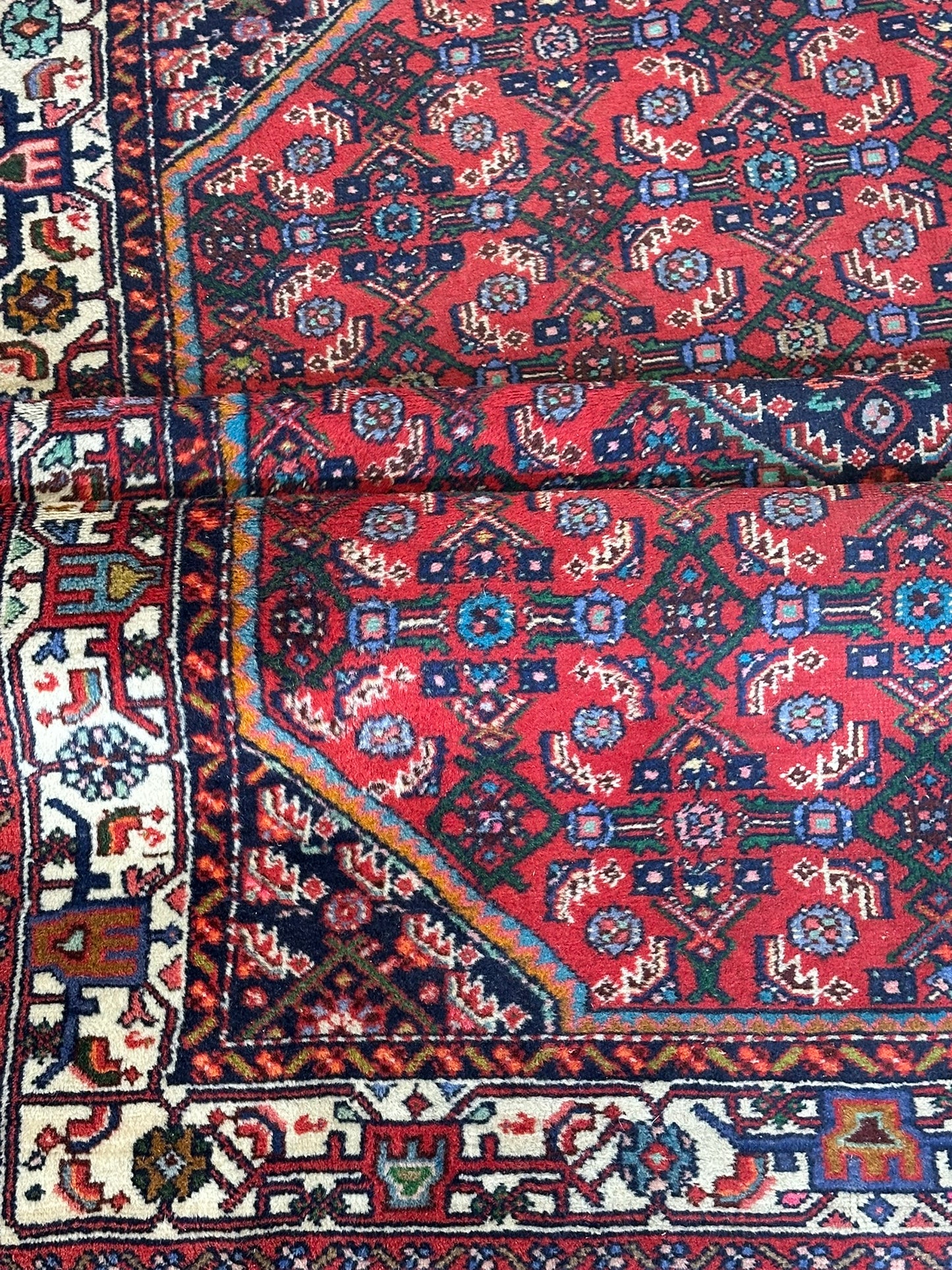 Orientteppich handgeknüpft Senneh Bidjar 210x135 cm