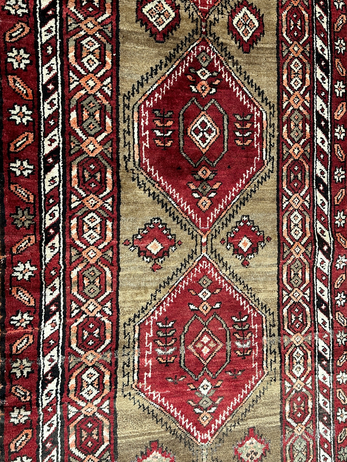 Handgeknüpfter Perser Orientteppich Läufer: Sarab 333x102cm