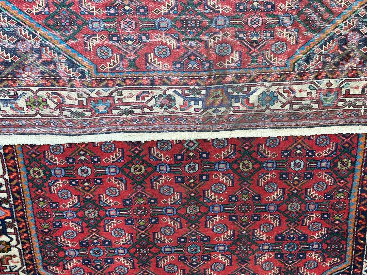 Orientteppich handgeknüpft Senneh Bidjar 210x135 cm