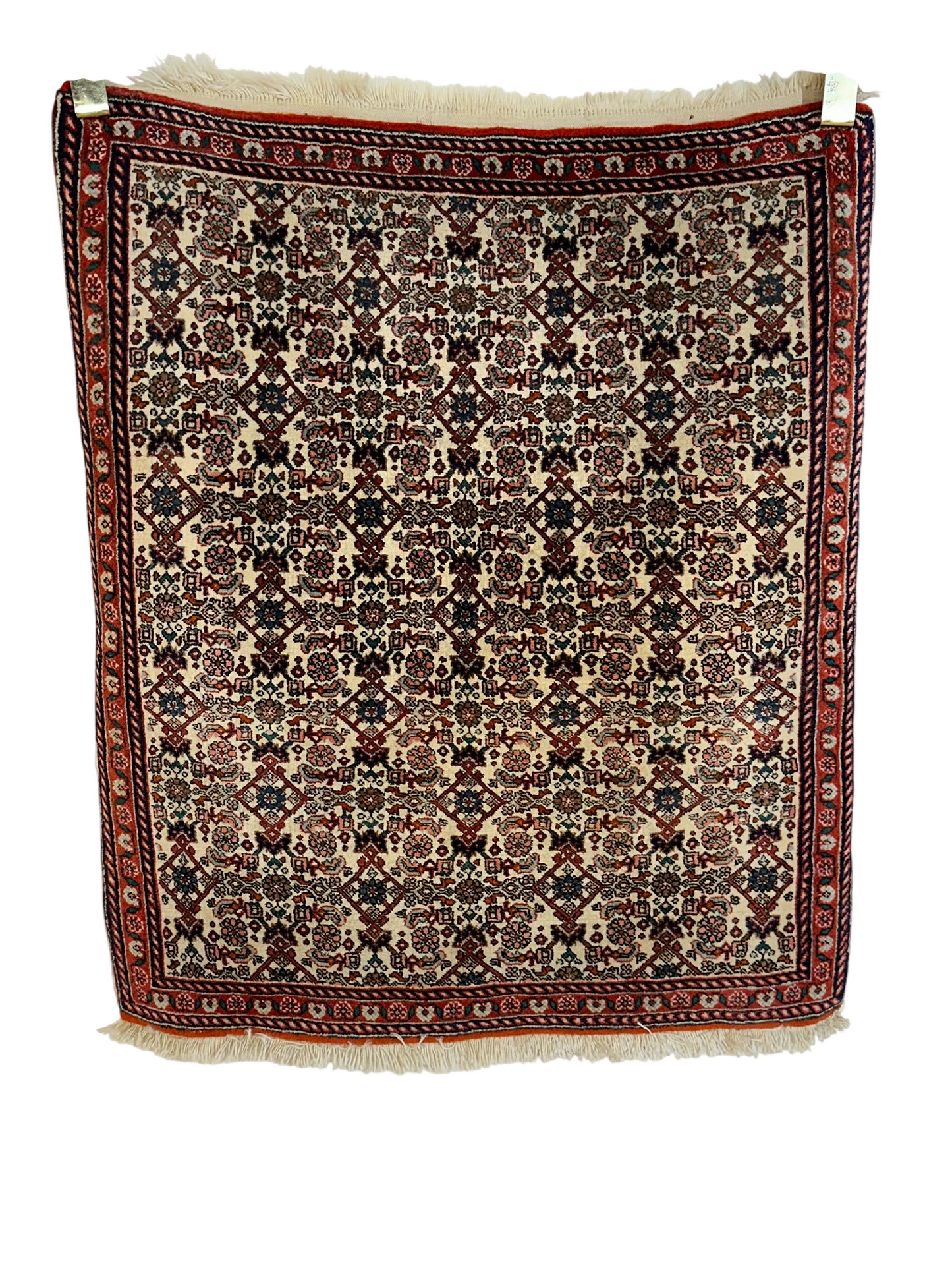 Orientteppich handgeknüpft Hamadan 85x75 cm