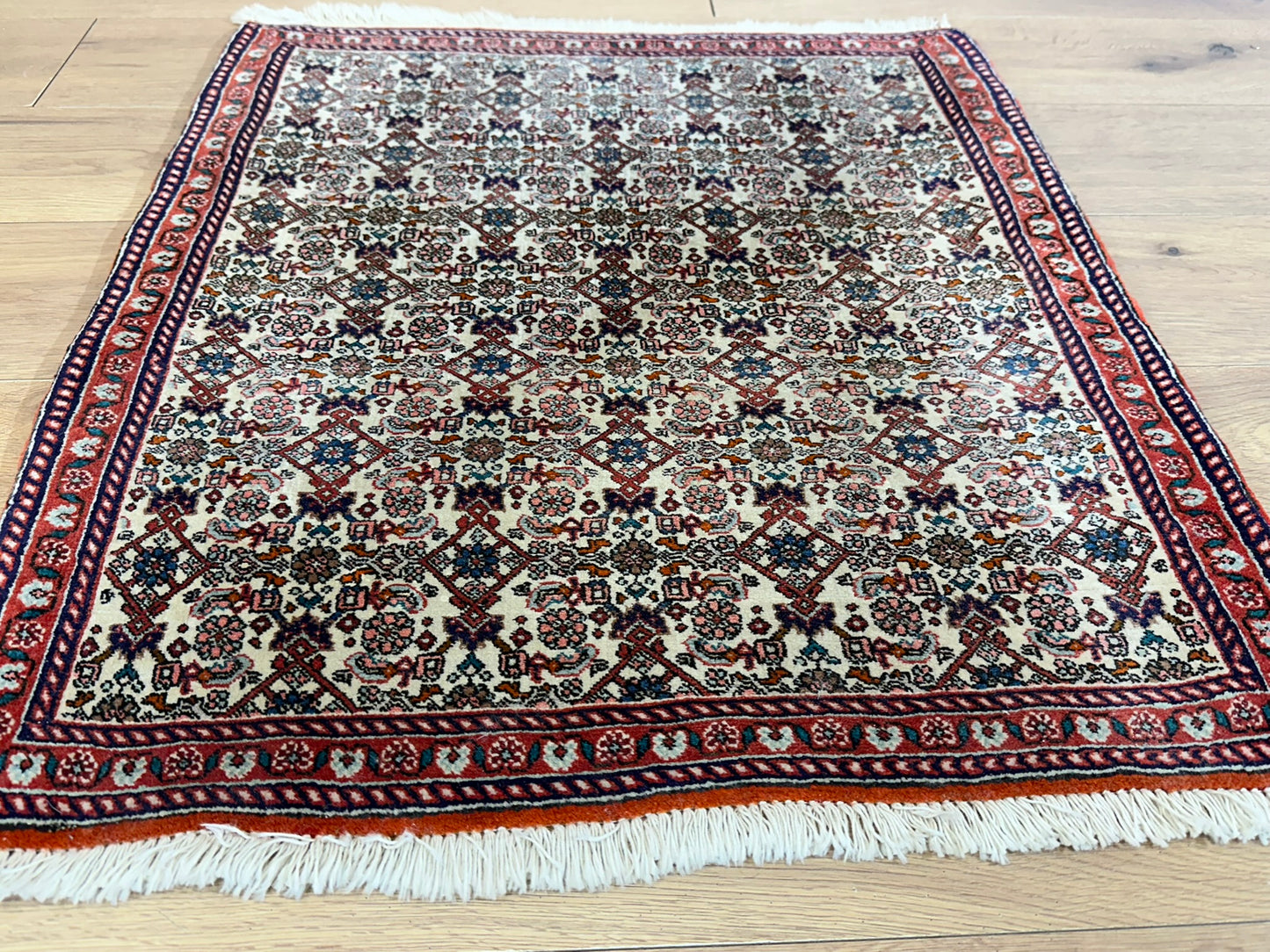 Orientteppich handgeknüpft Hamadan 85x75 cm