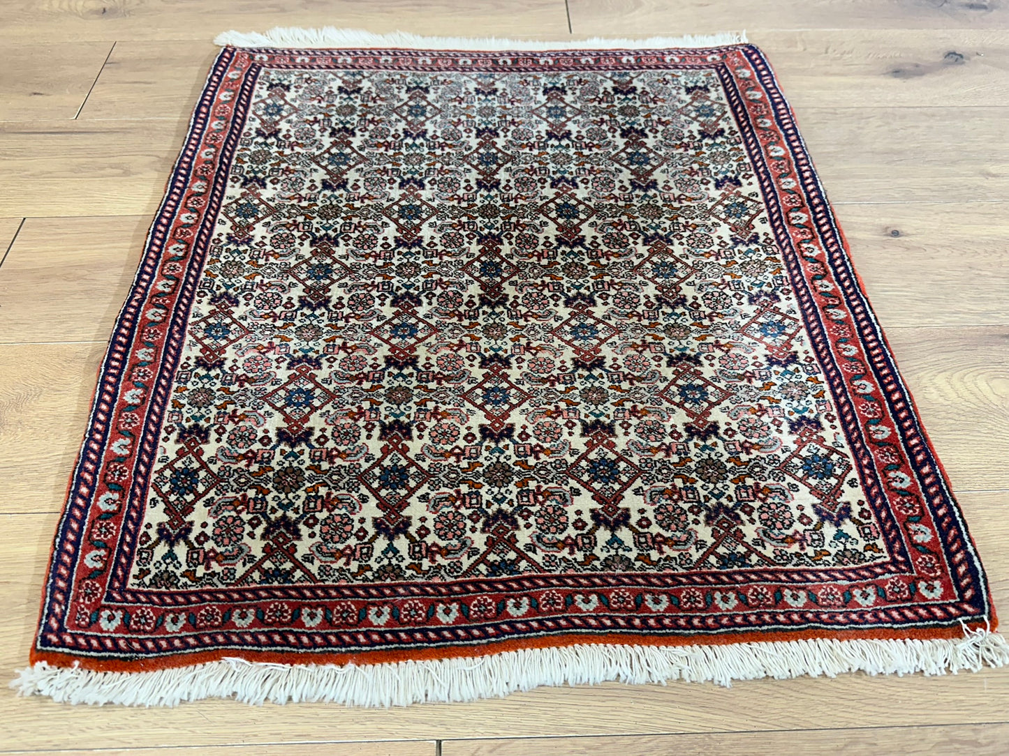 Orientteppich handgeknüpft Hamadan 85x75 cm