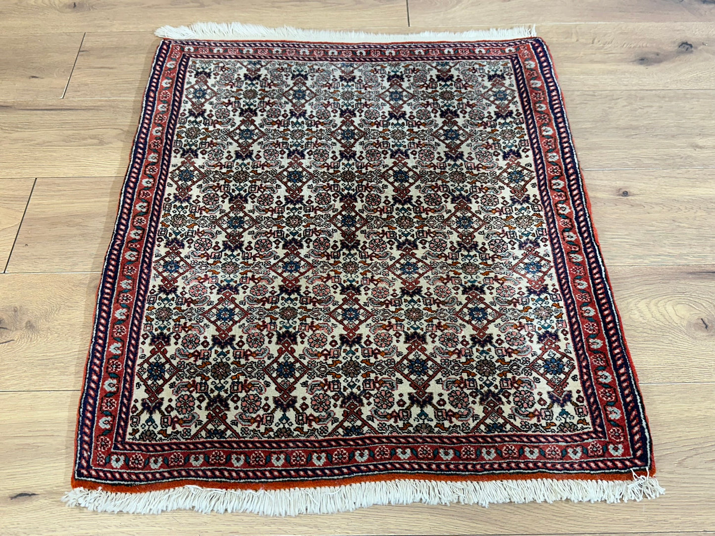 Orientteppich handgeknüpft Hamadan 85x75 cm