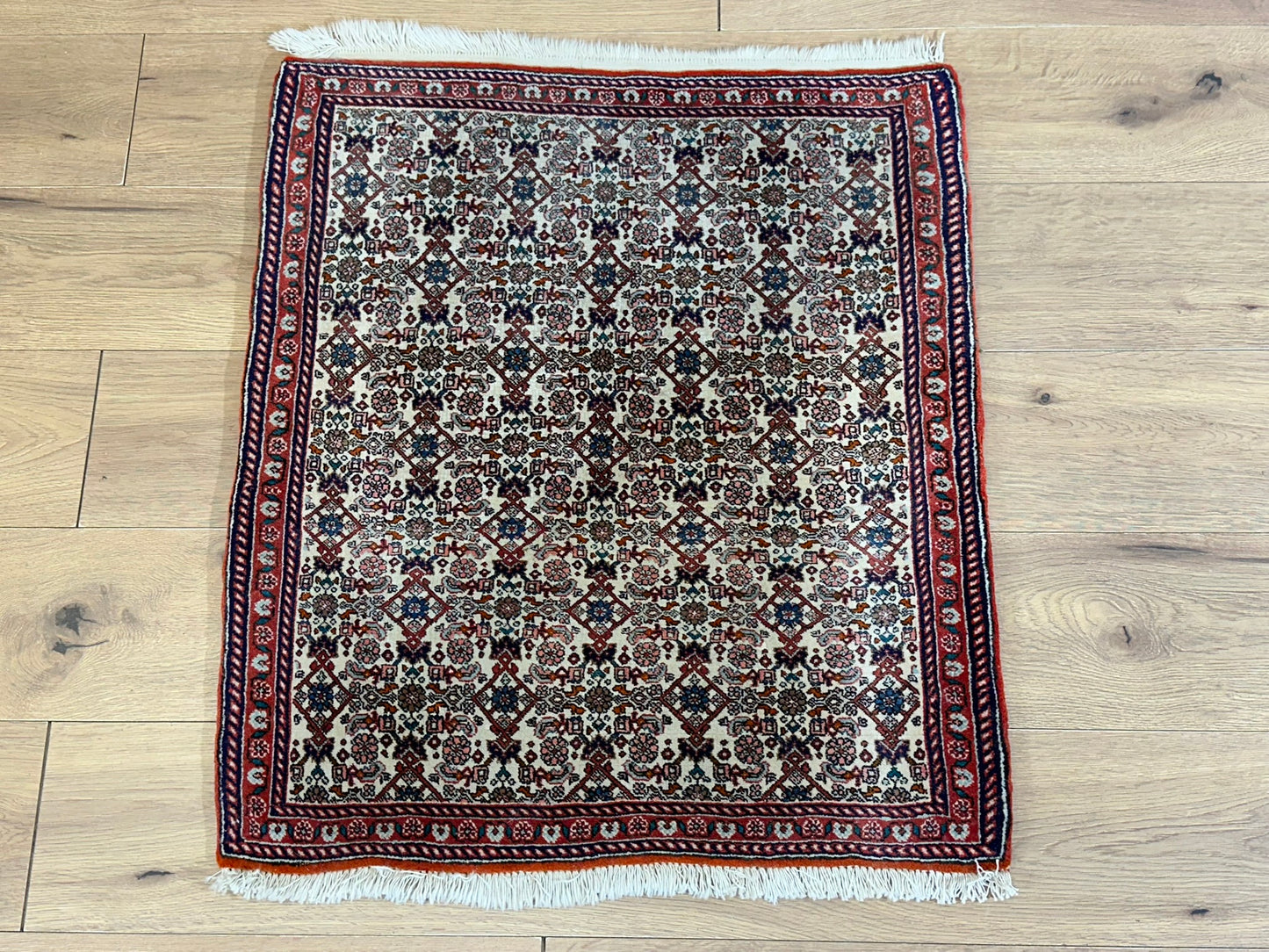 Orientteppich handgeknüpft Hamadan 85x75 cm