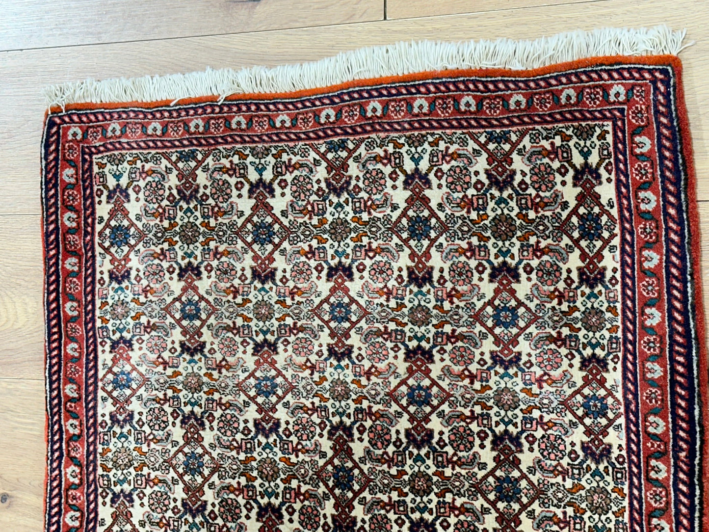 Orientteppich handgeknüpft Hamadan 85x75 cm
