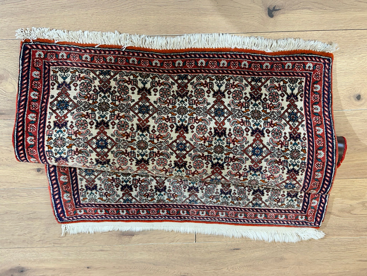 Orientteppich handgeknüpft Hamadan 85x75 cm