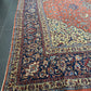 Selten Antiker Handgeknüpfter Teppich Lilian 475x350 cm – Naturfarben