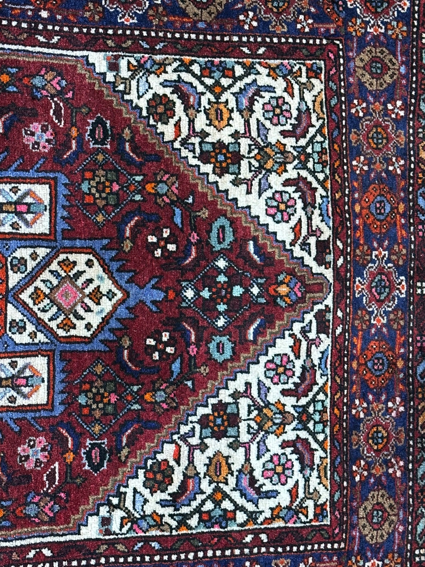 Orientteppich handgeknüpft Bidjar Goldtog 120x75 cm