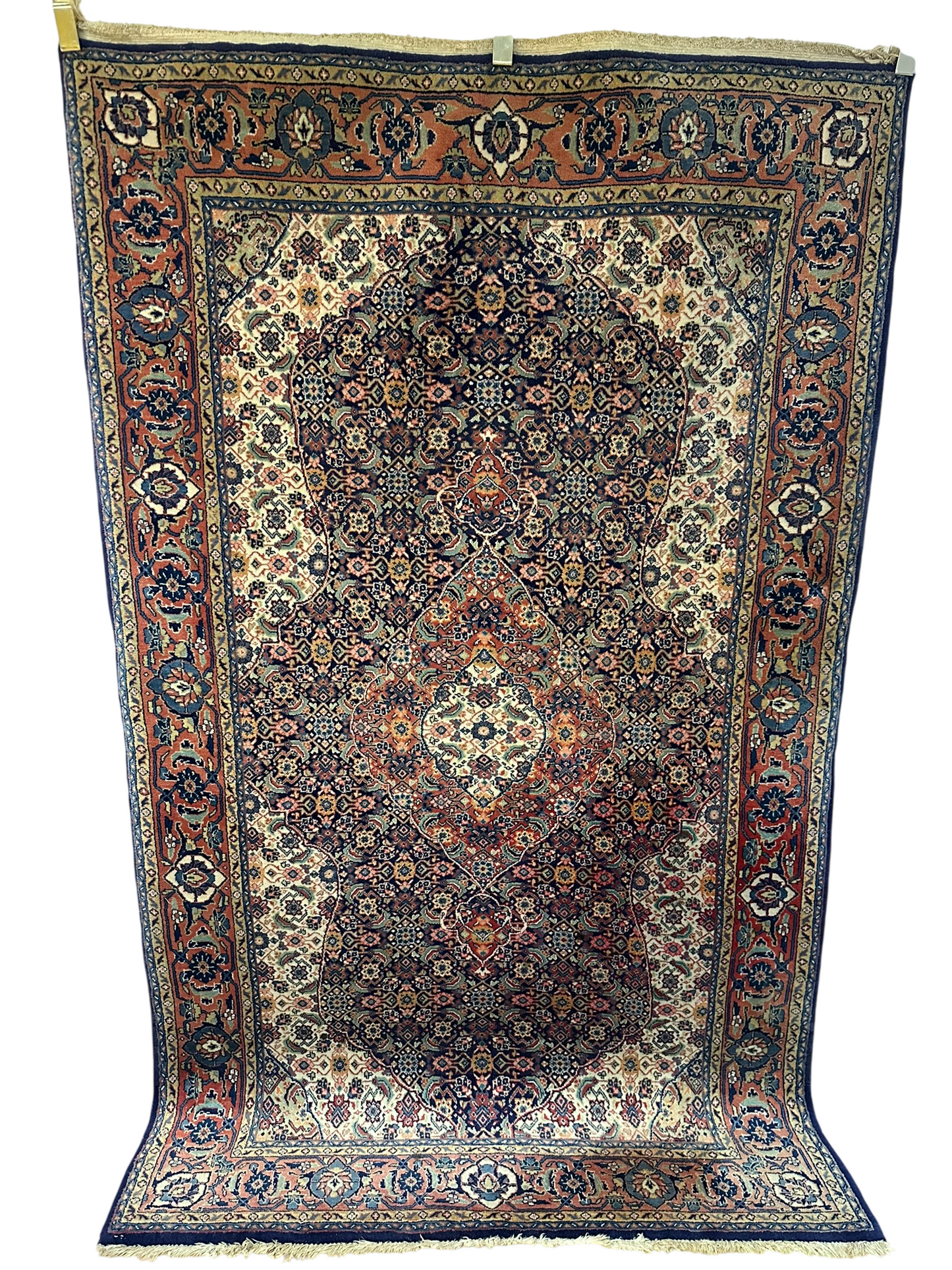 Orientteppich handgeknüpft Täbriz 215x133 cm Mahi Korkwolle