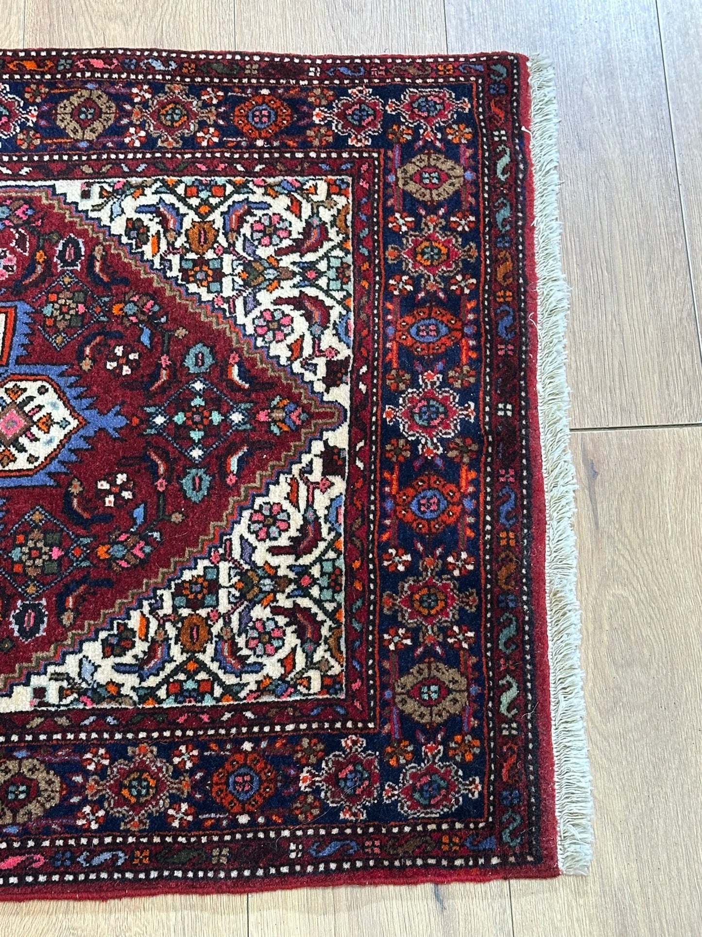 Orientteppich handgeknüpft Bidjar Goldtog 120x75 cm