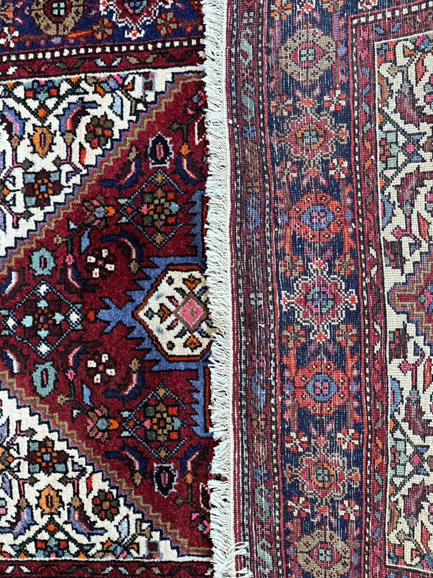 Orientteppich handgeknüpft Bidjar Goldtog 120x75 cm