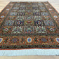 Orientteppich handgeknüpft Ghom Felder Korkwolle 155x110 cm