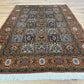 Orientteppich handgeknüpft Ghom Felder Korkwolle 155x110 cm