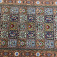 Orientteppich handgeknüpft Ghom Felder Korkwolle 155x110 cm