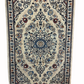 Orientteppich handgeknüpft Nain 81x50 cm mit Seide