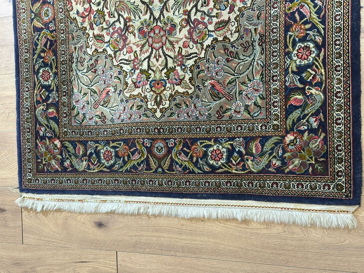 Orientteppich handgeknüpft Ghom Lebensbaum 165x110 cm
