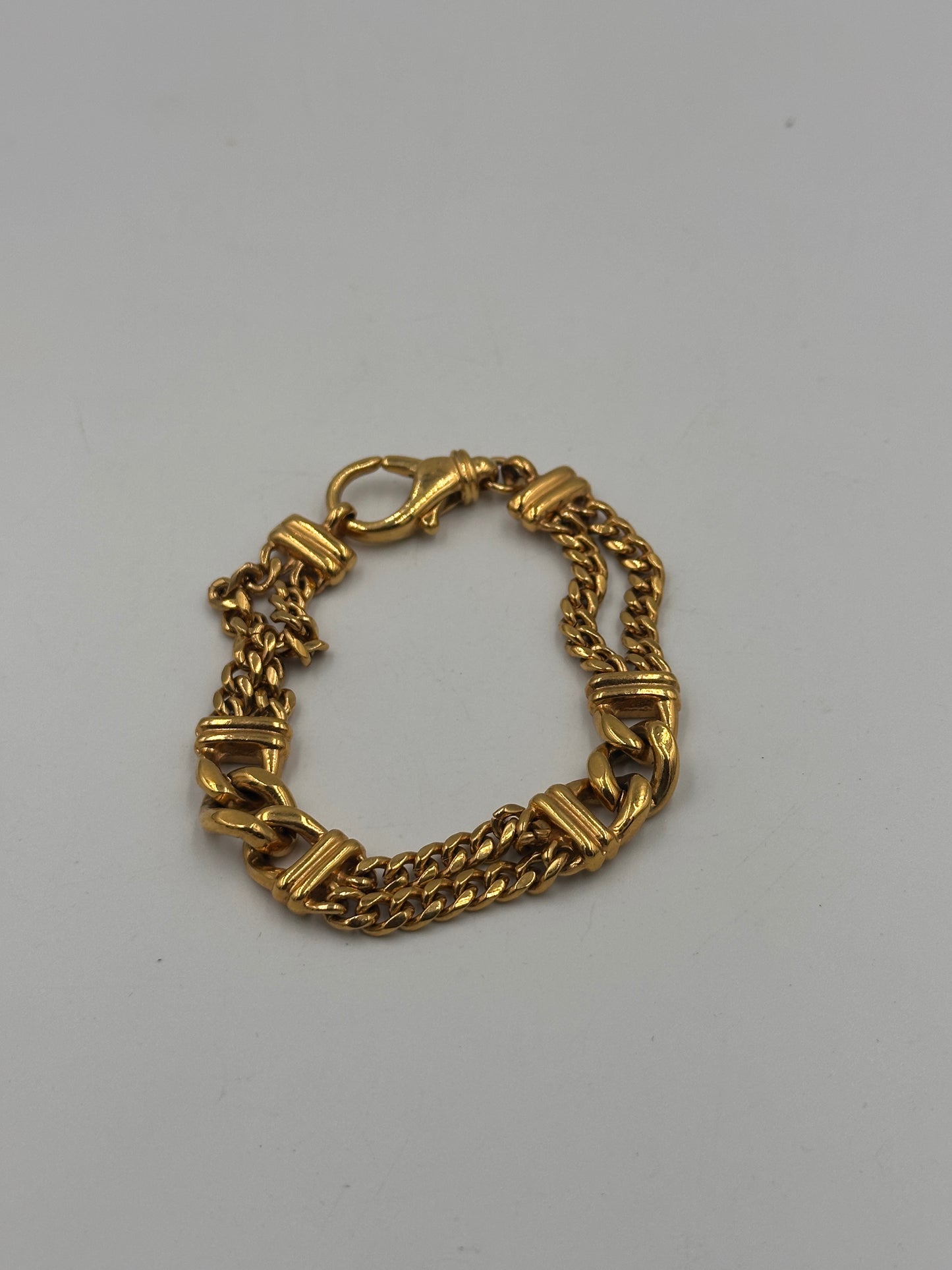 Vintage Geflochtenes Armband, Vergoldet