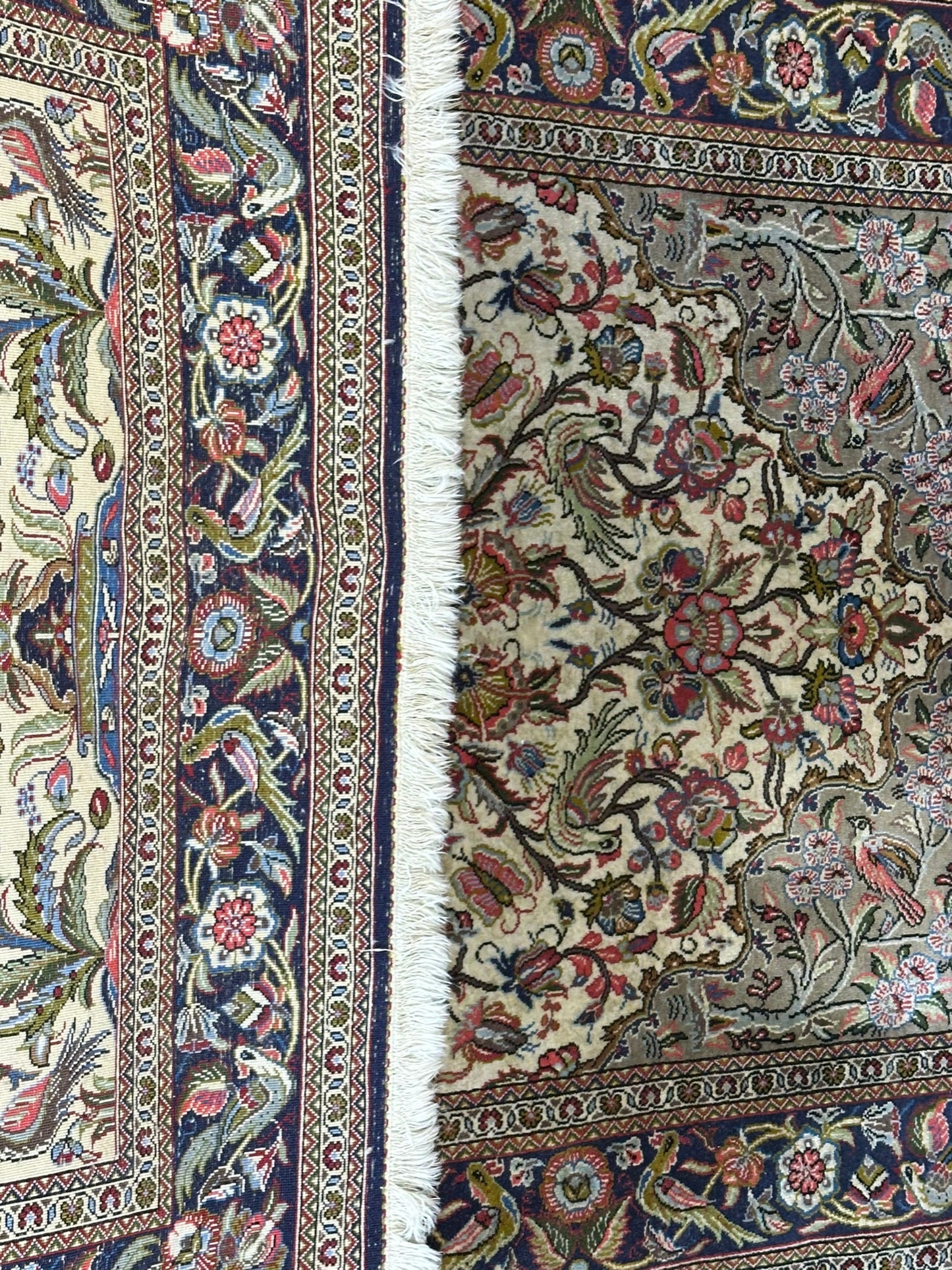 Orientteppich handgeknüpft Ghom Lebensbaum 165x110 cm