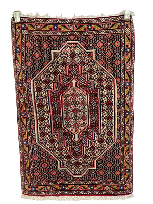 Orientteppich handgeknüpft Senneh Bidjar 105x70 cm