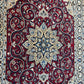 Orientteppich handgeknüpft Nain 220x127 cm mit Seide