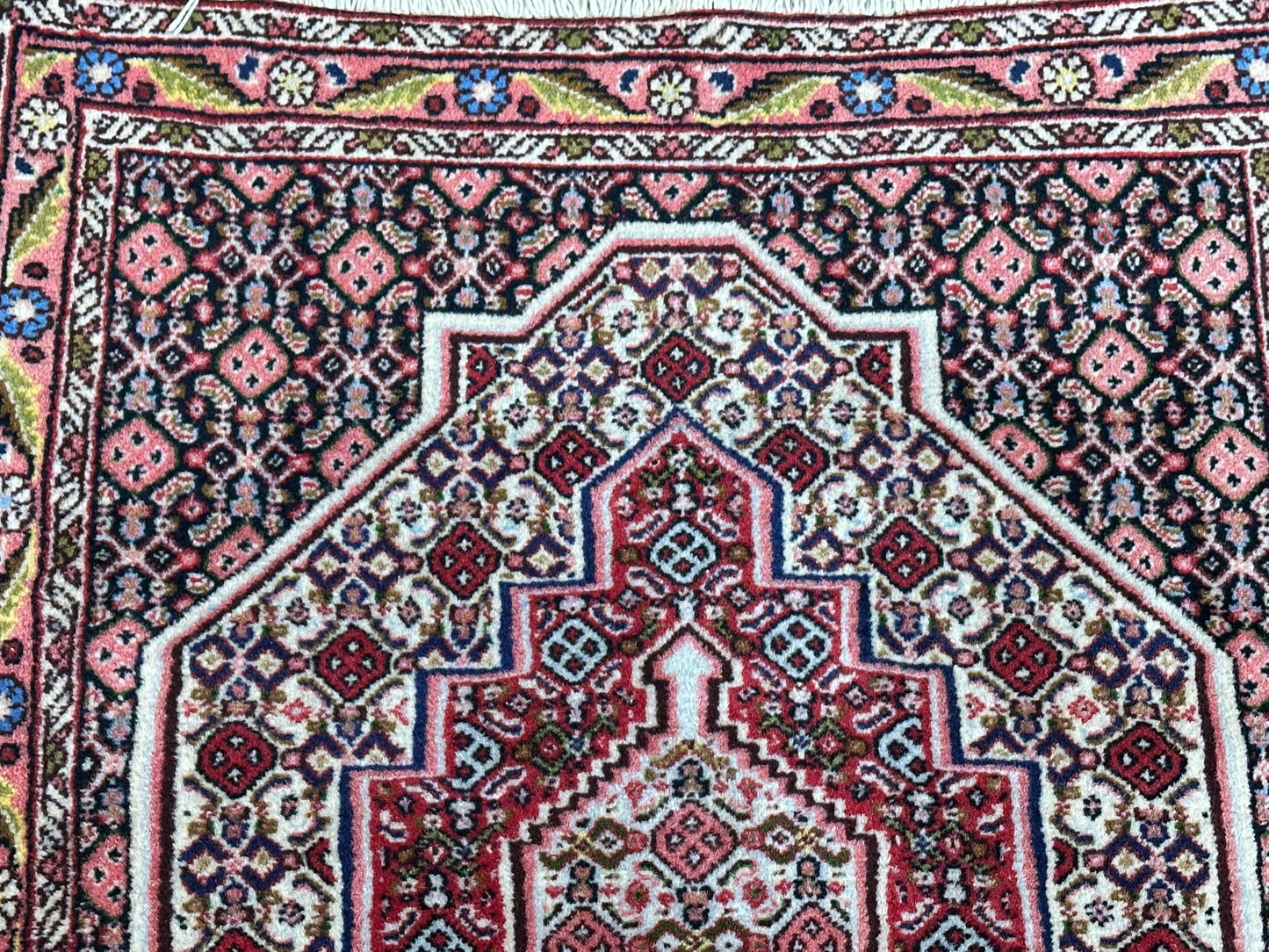 Orientteppich handgeknüpft Senneh Bidjar 105x70 cm
