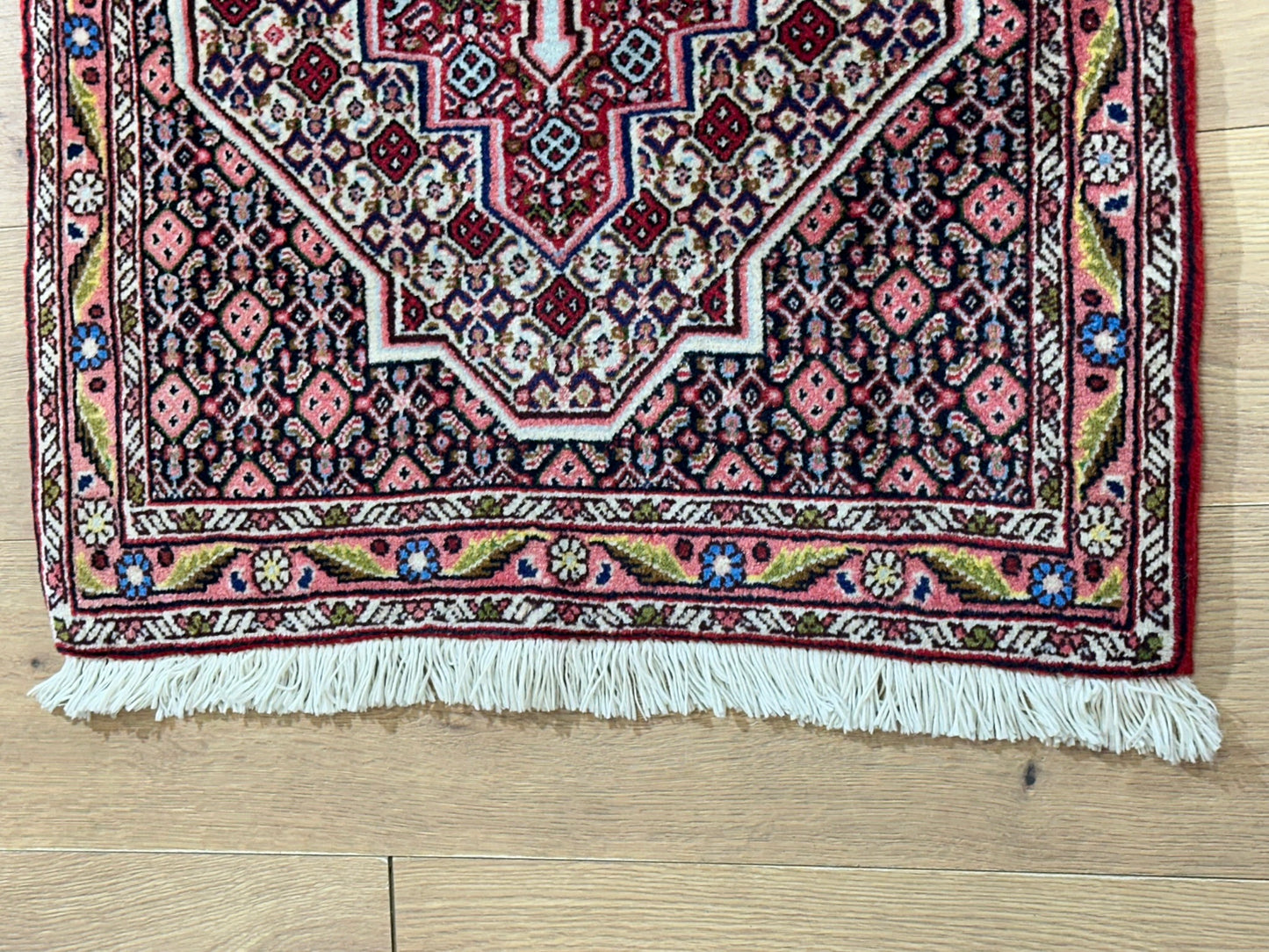 Orientteppich handgeknüpft Senneh Bidjar 105x70 cm