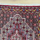 Orientteppich handgeknüpft Senneh Bidjar 105x70 cm