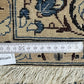 Orientteppich handgeknüpft Nain 220x127 cm mit Seide