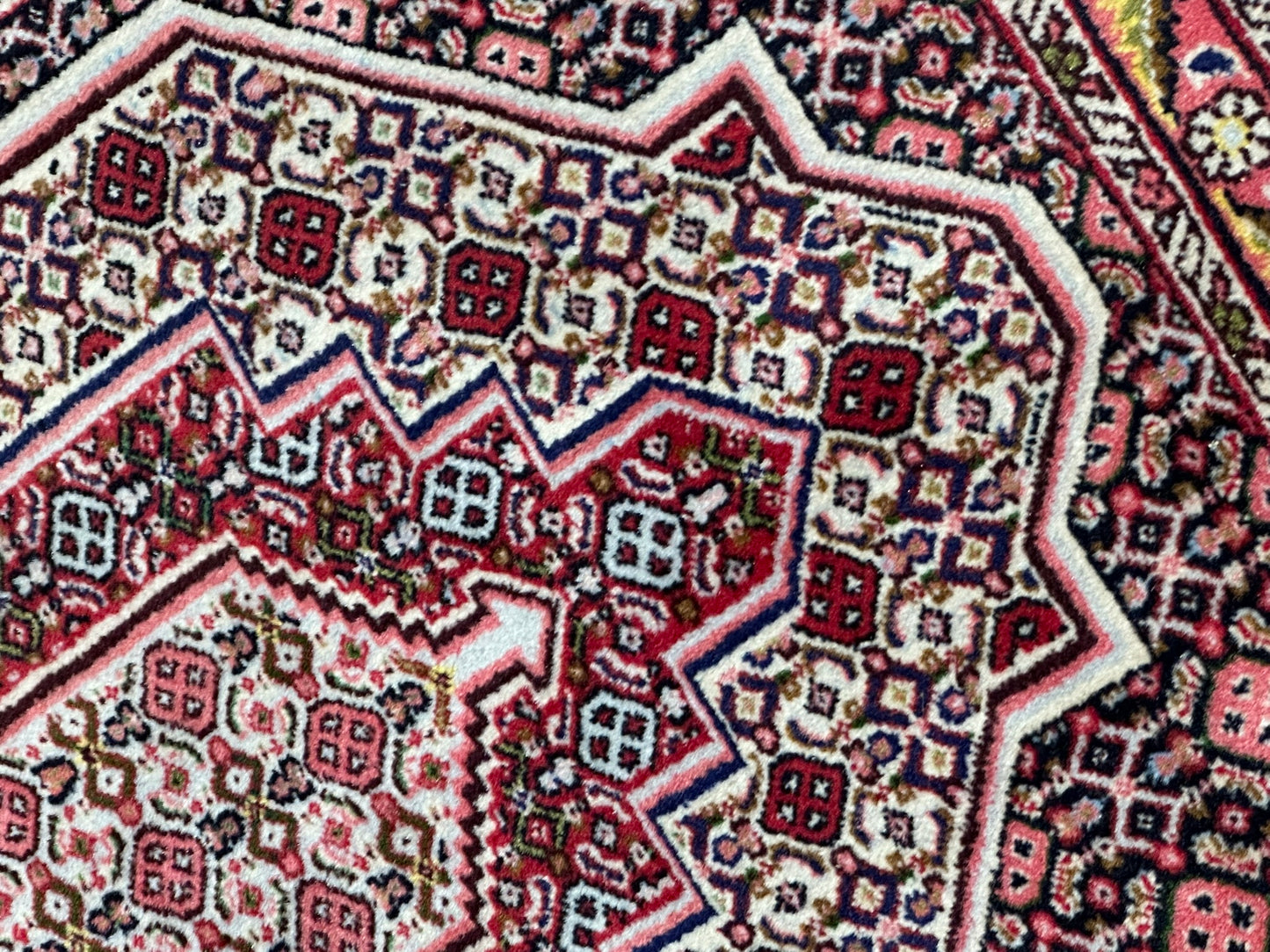 Orientteppich handgeknüpft Senneh Bidjar 105x70 cm