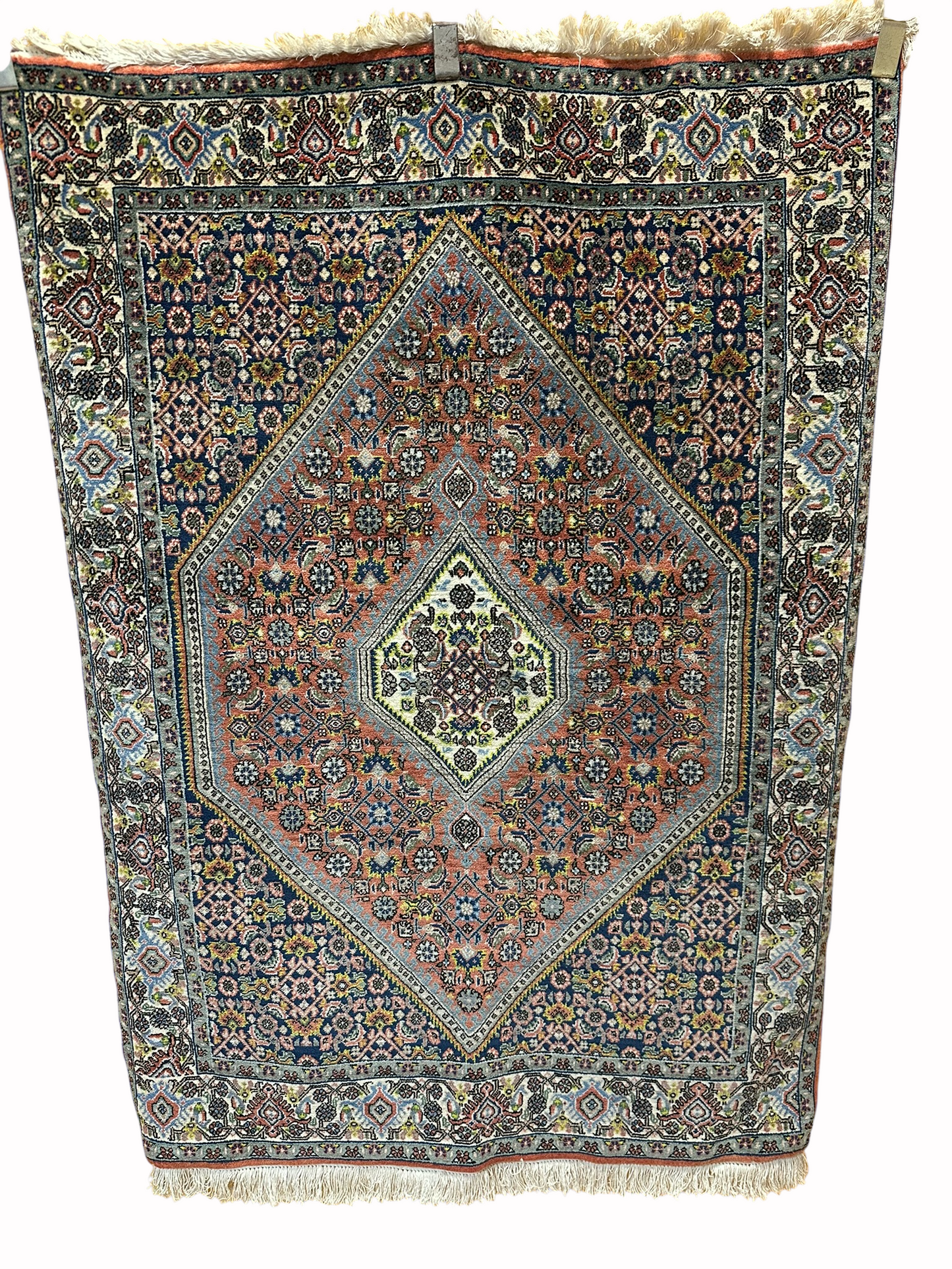 Orientteppich handgeknüpft Bidjar 156x112 cm Wolle