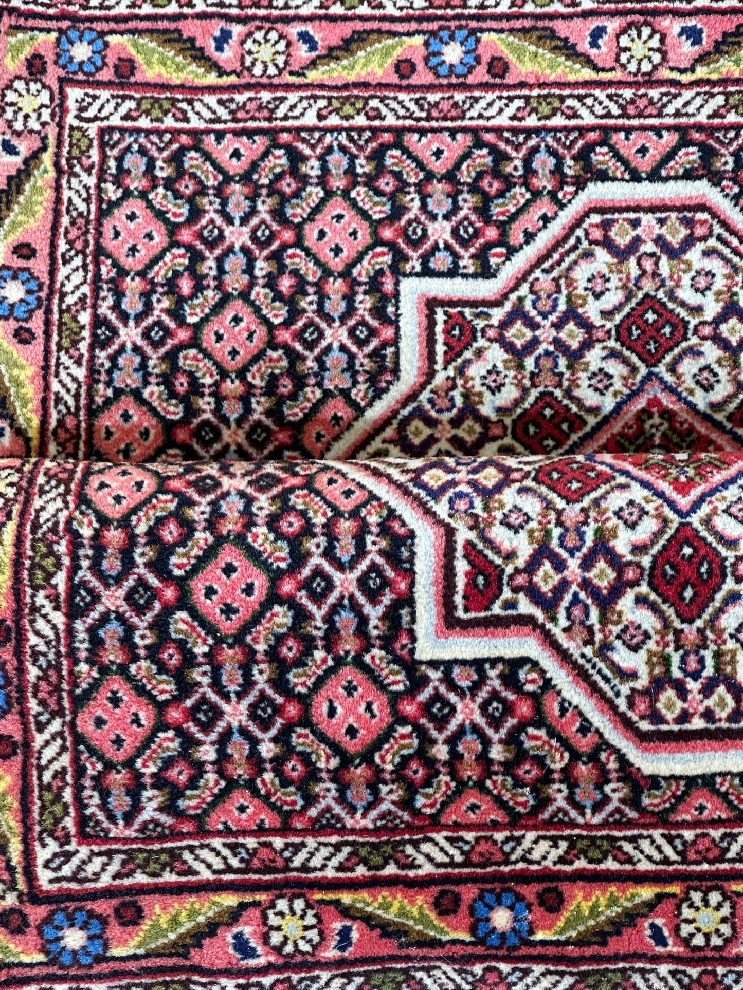 Orientteppich handgeknüpft Senneh Bidjar 105x70 cm