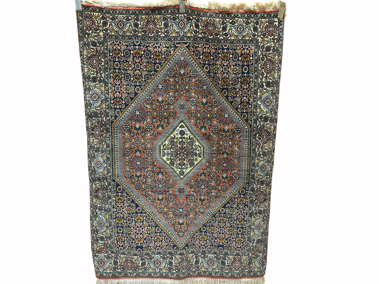 Orientteppich handgeknüpft Bidjar 156x112 cm Wolle