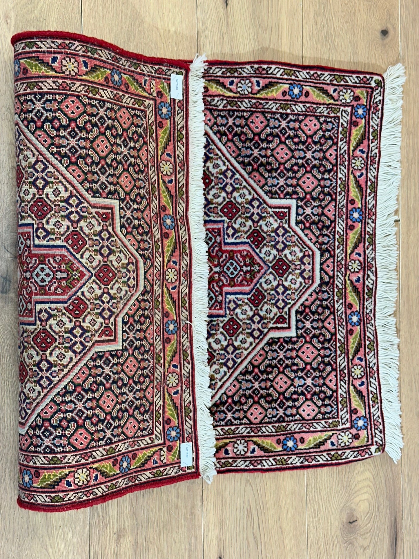 Orientteppich handgeknüpft Senneh Bidjar 105x70 cm