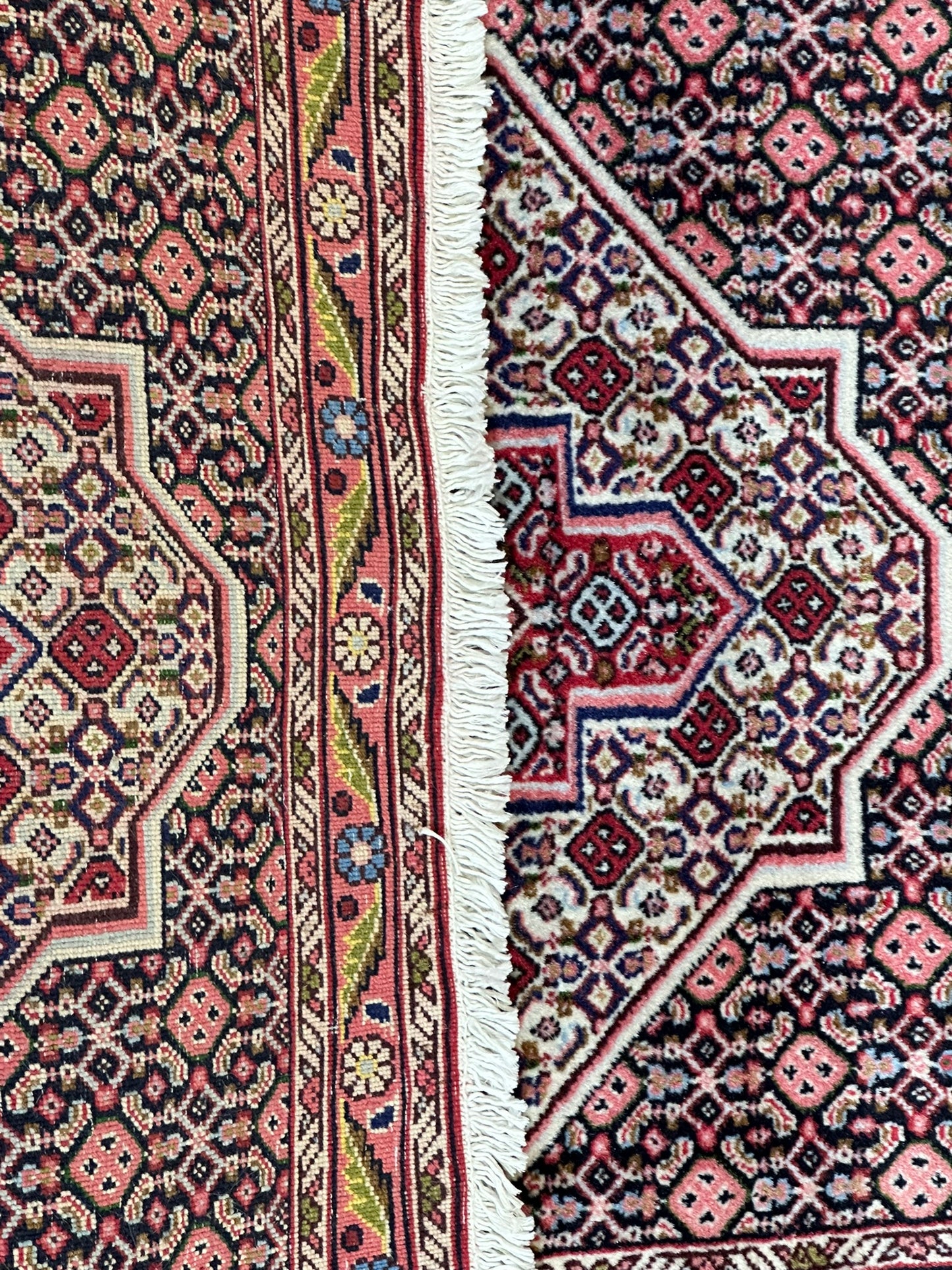 Orientteppich handgeknüpft Senneh Bidjar 105x70 cm