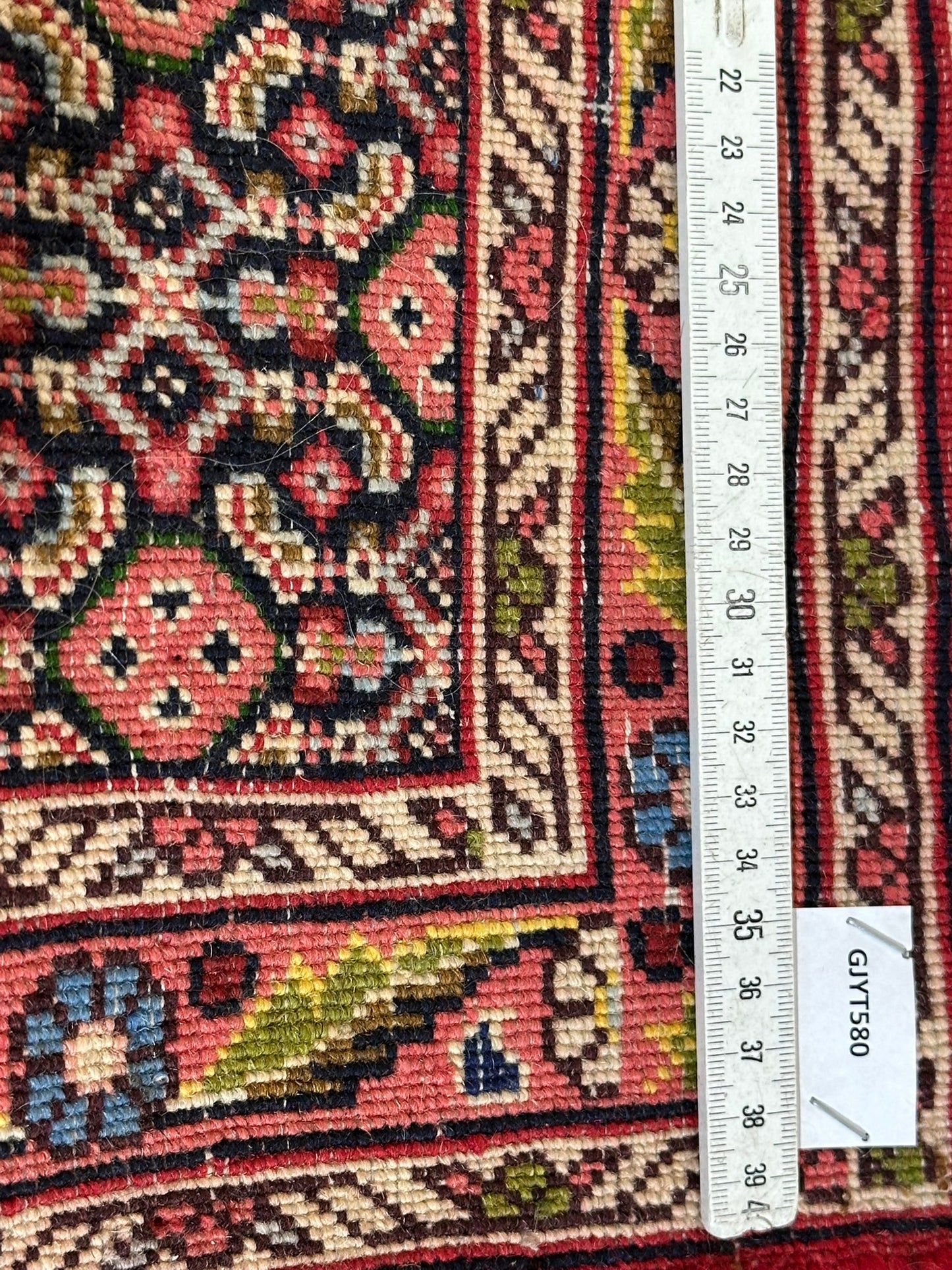 Orientteppich handgeknüpft Senneh Bidjar 105x70 cm